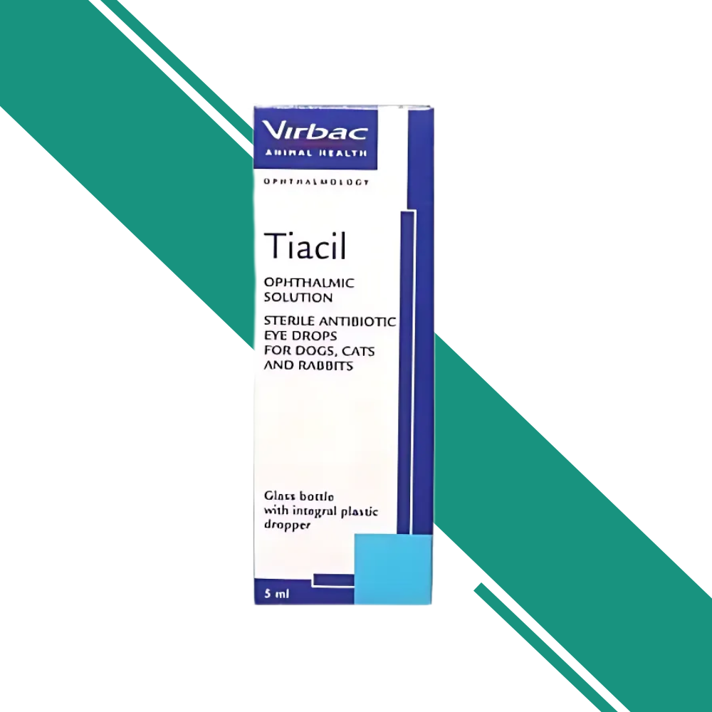 Tiacil Eye Drops 5ml – For Cats, Dogs, and Rabbits